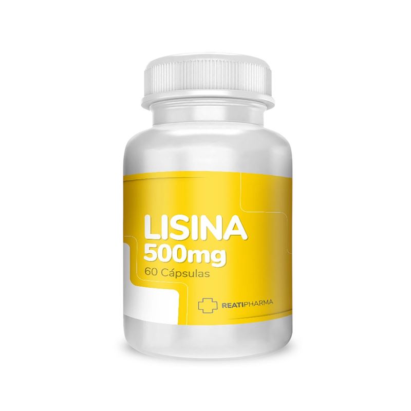 Lisina 500mg 60 Cápsulas